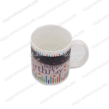 Canecas de mudança de cor, caneca de música, caneca de música de Natal, caneca